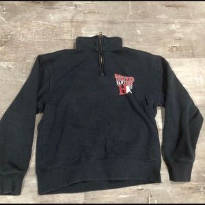 Quarter zip navy blue